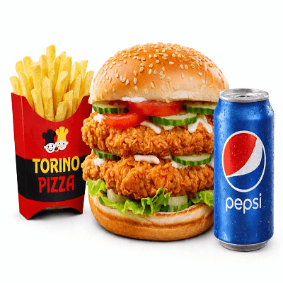 Double Chicken Fillet Burger 