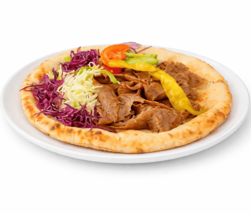 Lamb Doner Kebab In Naan 