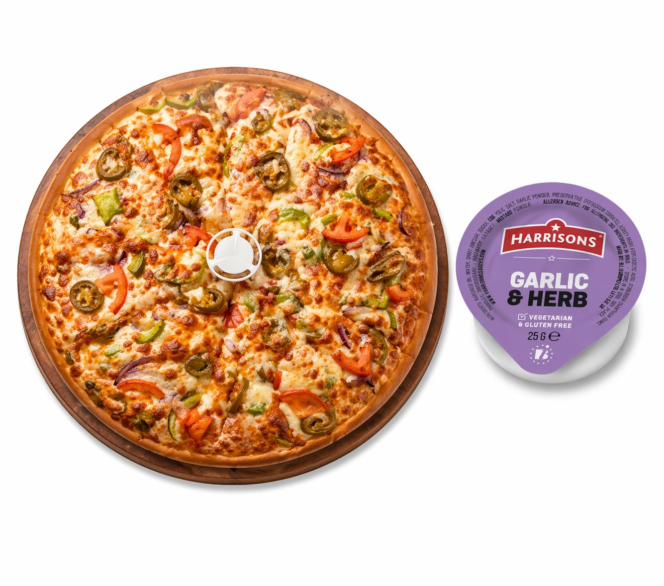 Vegetarian Hot Pizza 